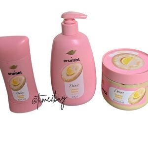 Dove X Crumbl Set of Lemon Glaze Cake